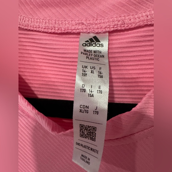 adidas‎ Pop Up Dress Girl Bliss Pink Tennis Dress Girl Size XL - Picture 2 of 5